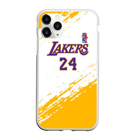 Чехол для iPhone 11 Pro матовый с принтом KOBE BRYANT , Силикон |  | 24 | kobebryant | lakers | nba | баскетбол | баскетболист | коби брайант | лейкерс | нба | спорт