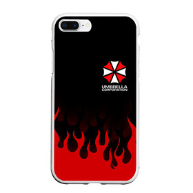 Чехол для iPhone 7Plus/8 Plus матовый с принтом UMBRELLA CORPORATION , Силикон | Область печати: задняя сторона чехла, без боковых панелей | corp | corporation | resident evil | umbrella | umbrella corporation | зомби апокалипсис | зонт | игра