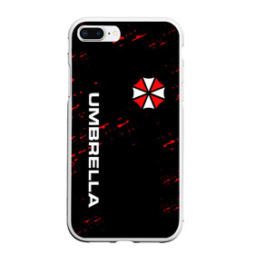 Чехол для iPhone 7Plus/8 Plus матовый с принтом UMBRELLA CORPORATION , Силикон | Область печати: задняя сторона чехла, без боковых панелей | corp | corporation | resident evil | umbrella | umbrella corporation | зомби апокалипсис | зонт | игра