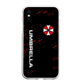 Чехол для iPhone XS Max матовый с принтом UMBRELLA CORPORATION , Силикон | Область печати: задняя сторона чехла, без боковых панелей | corp | corporation | resident evil | umbrella | umbrella corporation | зомби апокалипсис | зонт | игра