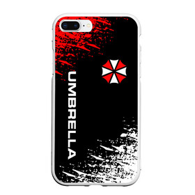 Чехол для iPhone 7Plus/8 Plus матовый с принтом UMBRELLA CORPORATION , Силикон | Область печати: задняя сторона чехла, без боковых панелей | corp | corporation | resident evil | umbrella | umbrella corporation | зомби апокалипсис | зонт | игра