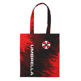 Шоппер 3D с принтом UMBRELLA CORPORATION. , 100% полиэстер | Плотность: 200 г/м2; Размер: 34×35 см; Высота лямок: 30 см | corp | corporation | resident evil | umbrella | umbrella corporation | зомби апокалипсис | зонт | игра