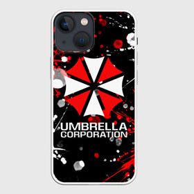 Чехол для iPhone 13 mini с принтом UMBRELLA CORPORATION. ,  |  | corp | corporation | resident evil | umbrella | umbrella corporation | зомби апокалипсис | зонт | игра