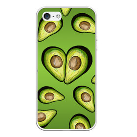 Чехол для iPhone 5/5S матовый с принтом Люблю авокадо , Силикон | Область печати: задняя сторона чехла, без боковых панелей | Тематика изображения на принте: food | green | vegetarian | вегетарианец | влюбленность | влюбленные | вместе навсегда | девушке | здоровый | здоровый образ жизни | зелень | кружка | любимая | любимый | люблю | май | натуральный
