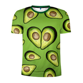 Мужская футболка 3D спортивная с принтом Люблю авокадо , 100% полиэстер с улучшенными характеристиками | приталенный силуэт, круглая горловина, широкие плечи, сужается к линии бедра | food | green | vegetarian | вегетарианец | влюбленность | влюбленные | вместе навсегда | девушке | здоровый | здоровый образ жизни | зелень | кружка | любимая | любимый | люблю | май | натуральный