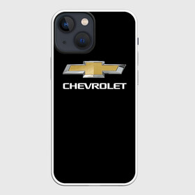 Чехол для iPhone 13 mini с принтом Chevrolet ,  |  | auto | chevrolet | авто | автомобиль | марка | машина | шевроле