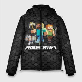Мужская зимняя куртка 3D с принтом Minecraft Майнкрафт , верх — 100% полиэстер; подкладка — 100% полиэстер; утеплитель — 100% полиэстер | длина ниже бедра, свободный силуэт Оверсайз. Есть воротник-стойка, отстегивающийся капюшон и ветрозащитная планка. 

Боковые карманы с листочкой на кнопках и внутренний карман на молнии. | creeper | earth | game | minecraft | minecraft earth | блоки | грифер | игры | квадраты | компьютерная игра | крипер | маинкрафт | майн | майнкравт | майнкрафт