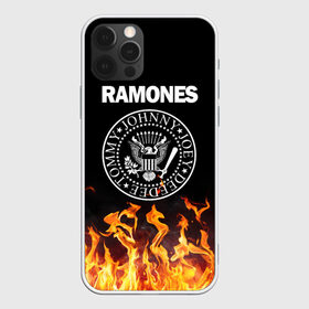 Чехол для iPhone 12 Pro Max с принтом Ramones , Силикон |  | music | ramones | rock | музыка | рамонез | рамонес | рок