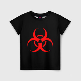 Детская футболка 3D с принтом Plague inc , 100% гипоаллергенный полиэфир | прямой крой, круглый вырез горловины, длина до линии бедер, чуть спущенное плечо, ткань немного тянется | game | ncov2019 | plague inc | warning | вирус | знак | игра | китай | коронавирус | опасность | символ