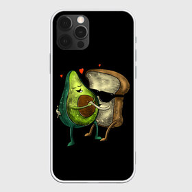Чехол для iPhone 12 Pro Max с принтом Love , Силикон |  | Тематика изображения на принте: avocado | avocato | avogato | cat | cats | авокадо | авокато | авокот | картинка | картинки | кот | коте | котэ | прикольная | прикольные