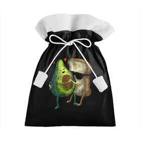 Подарочный 3D мешок с принтом Love , 100% полиэстер | Размер: 29*39 см | avocado | avocato | avogato | cat | cats | авокадо | авокато | авокот | картинка | картинки | кот | коте | котэ | прикольная | прикольные