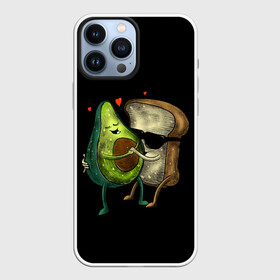 Чехол для iPhone 13 Pro Max с принтом Love ,  |  | avocado | avocato | avogato | cat | cats | авокадо | авокато | авокот | картинка | картинки | кот | коте | котэ | прикольная | прикольные