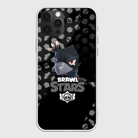 Чехол для iPhone 12 Pro Max с принтом BRAWL STARS CROW , Силикон |  | 8 bit | bibi | brawl stars | brock | bull | crow | dinomike | el primo | leon | mobile game | nita | poko | ricochet | stars | tara | бравл старс | ворон | леон | мобильные игры