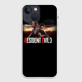 Чехол для iPhone 13 mini с принтом Resident Evil 3 ,  |  | carlos oliveira | jill valentine | nemesis | re 3 | resident evil 3 remake | джил вэлентайн | карлос оливейра | немезида | немезис | обитель зла