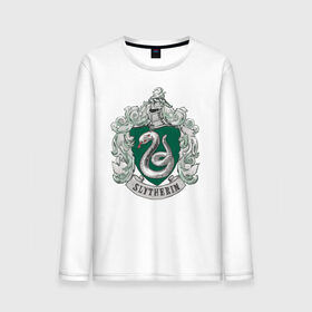 Мужской лонгслив хлопок с принтом Coat of Slytherin , 100% хлопок |  | Тематика изображения на принте: vdgerir | гарри поттер | гриффиндор | дамблдор | добби | слизерин | хогвартс