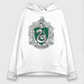 Женское худи Oversize хлопок с принтом Coat of Slytherin , френч-терри — 70% хлопок, 30% полиэстер. Мягкий теплый начес внутри —100% хлопок | боковые карманы, эластичные манжеты и нижняя кромка, капюшон на магнитной кнопке | Тематика изображения на принте: vdgerir | гарри поттер | гриффиндор | дамблдор | добби | слизерин | хогвартс