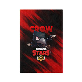 Обложка для паспорта матовая кожа с принтом BRAWL STARS CROW , натуральная матовая кожа | размер 19,3 х 13,7 см; прозрачные пластиковые крепления | Тематика изображения на принте: bibi | brawl stars | crow | el brown | leon | leon shark | max | sally leon | shark | stars | werewolf | акула | биби | ворон | леон | оборотень