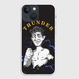 Чехол для iPhone 13 mini с принтом Thunder ,  |  | Тематика изображения на принте: arturo gatti | arturo thunder gatti | gatti | thunder | артуро гатти | гатти