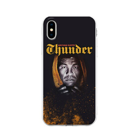 Чехол для iPhone X матовый с принтом Arturo Thunder Gatti , Силикон | Печать на задней стороне чехла, без боковой панели | Тематика изображения на принте: arturo gatti | arturo thunder gatti | gatti | thunder | артуро гатти | гатти