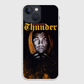 Чехол для iPhone 13 mini с принтом Arturo Thunder Gatti ,  |  | Тематика изображения на принте: arturo gatti | arturo thunder gatti | gatti | thunder | артуро гатти | гатти