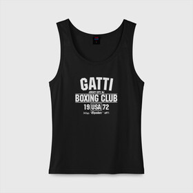 Женская майка хлопок с принтом Gatti Boxing Club , 95% хлопок, 5% эластан |  | arturo gatti | arturo thunder gatti | gatti | thunder | артуро гатти | гатти