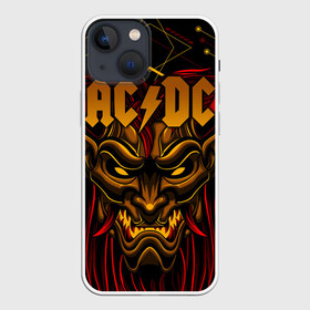 Чехол для iPhone 13 mini с принтом AC DC ,  |  | ac dc | acdc | back in black | columbia | epic | force | guitar | pop | rock | vevo | ангус | блюз | рок | хард | янг