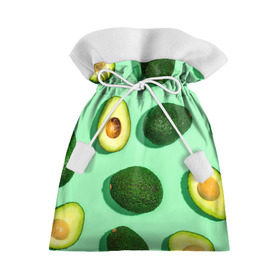 Подарочный 3D мешок с принтом АВАКАДО , 100% полиэстер | Размер: 29*39 см | ovakado | авокадо | фрукты