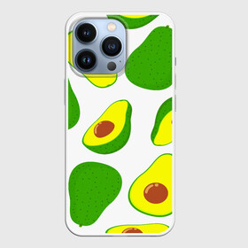 Чехол для iPhone 13 Pro с принтом АВОКАДО ,  |  | Тематика изображения на принте: ovakado | авокадо | фрукты
