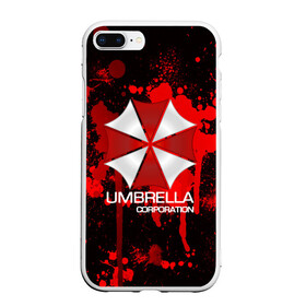 Чехол для iPhone 7Plus/8 Plus матовый с принтом UMBRELLA CORP , Силикон | Область печати: задняя сторона чехла, без боковых панелей | biohazard | biohazard 7 | crocodile | fang | game | hand | monster | new umbrella | resident evil | resident evil 7 | umbrella | umbrella corp | umbrella corporation | zombie | обитель