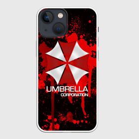 Чехол для iPhone 13 mini с принтом UMBRELLA CORP ,  |  | biohazard | biohazard 7 | crocodile | fang | game | hand | monster | new umbrella | resident evil | resident evil 7 | umbrella | umbrella corp | umbrella corporation | zombie | обитель