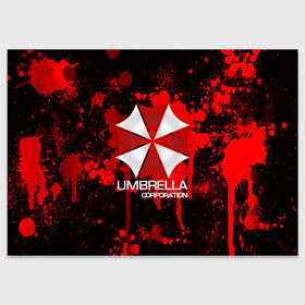 Поздравительная открытка с принтом UMBRELLA CORP , 100% бумага | плотность бумаги 280 г/м2, матовая, на обратной стороне линовка и место для марки
 | biohazard | biohazard 7 | crocodile | fang | game | hand | monster | new umbrella | resident evil | resident evil 7 | umbrella | umbrella corp | umbrella corporation | zombie | обитель