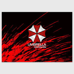 Поздравительная открытка с принтом UMBRELLA CORP , 100% бумага | плотность бумаги 280 г/м2, матовая, на обратной стороне линовка и место для марки
 | biohazard | biohazard 7 | crocodile | fang | game | hand | monster | new umbrella | resident evil | resident evil 7 | umbrella | umbrella corp | umbrella corporation | zombie | обитель