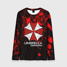 Мужской лонгслив 3D с принтом UMBRELLA CORP , 100% полиэстер | длинные рукава, круглый вырез горловины, полуприлегающий силуэт | biohazard | biohazard 7 | crocodile | fang | game | hand | monster | new umbrella | resident evil | resident evil 7 | umbrella | umbrella corp | umbrella corporation | zombie | обитель