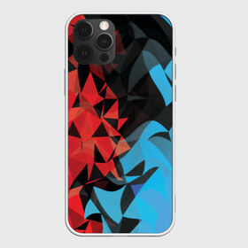 Чехол для iPhone 12 Pro Max с принтом Fire and water , Силикон |  | Тематика изображения на принте: абстракция | вода | краски | линии | огонь | пламя | синий | текстура | узор | цвета | яркий