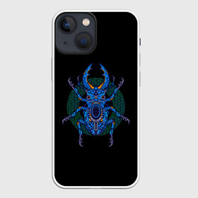 Чехол для iPhone 13 mini с принтом Робот Жук ,  |  | animal | cyber | cyberpunk | будущее | животные | жук | ии | кибер панк | клешни | лапки | лапы | механизм | насекомое | насекомые | робот | узоры | фантастика