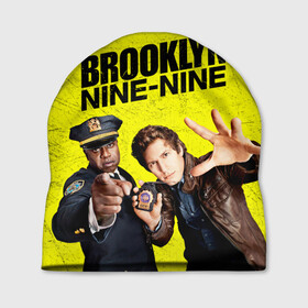 Шапка 3D с принтом Brooklyn Nine-Nine , 100% полиэстер | универсальный размер, печать по всей поверхности изделия | 7 сезон | 99 участок | brooklyn nine nine | бруклин | бруклин 9 9 | комедия