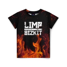 Детская футболка 3D с принтом LIMP BIZKIT , 100% гипоаллергенный полиэфир | прямой крой, круглый вырез горловины, длина до линии бедер, чуть спущенное плечо, ткань немного тянется | dj lethal | limp bizkit | rock | джон отто | лимп бизкит | майк смит | музыка | роб уотерс | рок | сэм риверс | терри бальзамо | уэс борланд | фред дёрст