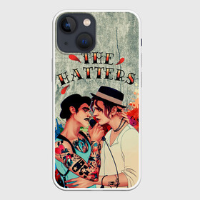 Чехол для iPhone 13 mini с принтом THE HATTERS ,  |  | Тематика изображения на принте: hatters | music | rock | музыка | рок