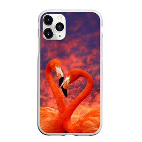 Чехол для iPhone 11 Pro матовый с принтом Flamingo Love , Силикон |  | 14 февраля | 8 марта | валентинов день | верность | влюбленность | влюбленные | вместе | вместе навсегда | девушке | женат | женский день | женский праздник | закат | замужем | кружка | любимая