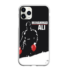 Чехол для iPhone 11 Pro матовый с принтом Muhammad Ali , Силикон |  | ali | muhammad ali | the greatest | али | бокс | мухамед али | мухаммед али