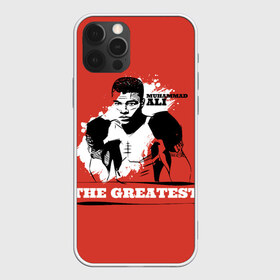 Чехол для iPhone 12 Pro Max с принтом The Greatest , Силикон |  | ali | muhammad ali | the greatest | али | бокс | мухамед али | мухаммед али