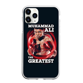 Чехол для iPhone 11 Pro матовый с принтом Muhammad Ali , Силикон |  | ali | muhammad ali | the greatest | али | бокс | мухамед али | мухаммед али