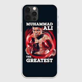 Чехол для iPhone 12 Pro с принтом Muhammad Ali , силикон | область печати: задняя сторона чехла, без боковых панелей | ali | muhammad ali | the greatest | али | бокс | мухамед али | мухаммед али