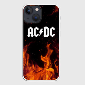 Чехол для iPhone 13 mini с принтом AC DC | АС ДС ,  |  | ac dc | acdc | ангус янг | ас дс | асдс | бон скотт | брайан джонсон | дэйв эванс | клифф уильямс | крис слейд | малькольм янг | стиви янг | фил радд | эксл роуз