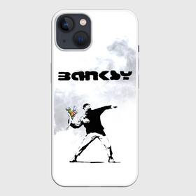 Чехол для iPhone 13 с принтом Banksy ,  |  | Тематика изображения на принте: banksy | бэнкси | граффити | стрит арт | художник