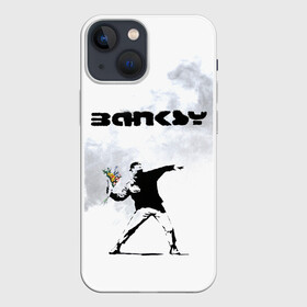 Чехол для iPhone 13 mini с принтом Banksy ,  |  | Тематика изображения на принте: banksy | бэнкси | граффити | стрит арт | художник