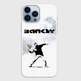 Чехол для iPhone 13 Pro Max с принтом Banksy ,  |  | Тематика изображения на принте: banksy | бэнкси | граффити | стрит арт | художник