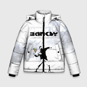 Зимняя куртка для мальчиков 3D с принтом Banksy , ткань верха — 100% полиэстер; подклад — 100% полиэстер, утеплитель — 100% полиэстер | длина ниже бедра, удлиненная спинка, воротник стойка и отстегивающийся капюшон. Есть боковые карманы с листочкой на кнопках, утяжки по низу изделия и внутренний карман на молнии. 

Предусмотрены светоотражающий принт на спинке, радужный светоотражающий элемент на пуллере молнии и на резинке для утяжки | banksy | бэнкси | граффити | стрит арт | художник
