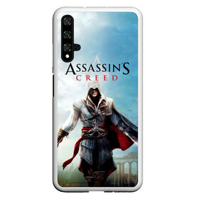 Чехол для Honor 20 с принтом Assassins Creed , Силикон | Область печати: задняя сторона чехла, без боковых панелей | blood | game | асасин | ассасин | ассасин крид | ассассин | ассассин крид | дезмонд майлс | дитя ассассинов | игра | кровь | надпись | оружие