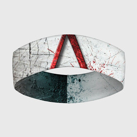 Повязка на голову 3D с принтом Assassins Creed ,  |  | blood | game | асасин | ассасин | ассасин крид | ассассин | ассассин крид | дезмонд майлс | дитя ассассинов | игра | кровь | надпись | оружие